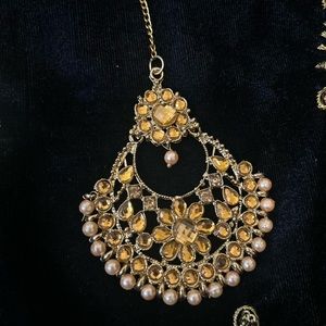 Traditional Indian - Pakistani Tikka - Head Jewelry